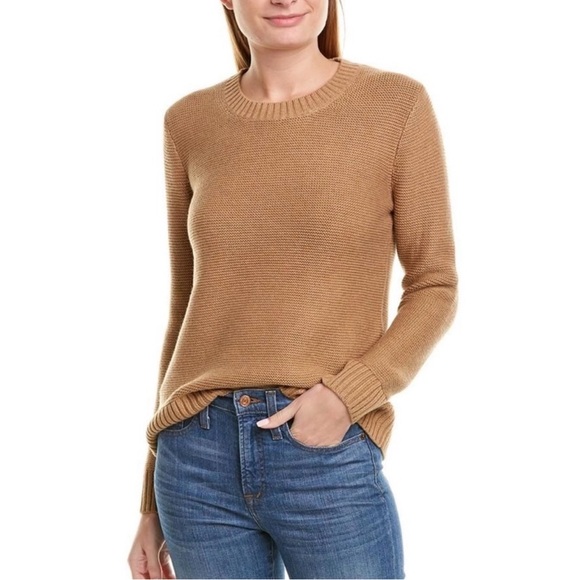 J. Crew Sweaters - EUC J. Crew Camel Crew Neck Sweater